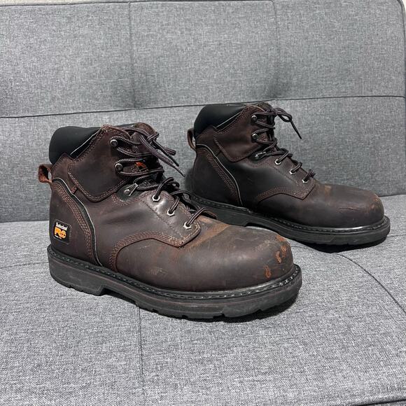 Timberland PRO Men Boot 12M Steel Safety Toe Industrial Suspension Oil Resistant - Picture 1 of 9